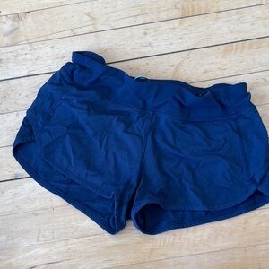 lululemon athetica Speed Up shorts Navy 2 - Ivivva 14
